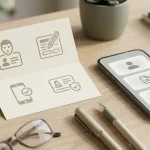 Ilustracja checklisty rejestracji z oznaczeniem 18+, telefonem i dokumentem KYC